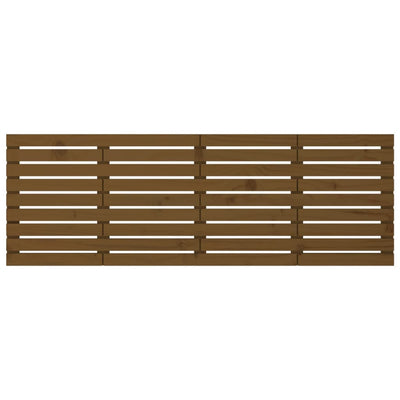 Hunajanruskea sängynpääty seinälle Ghadir 166x3x63cm (mänty)