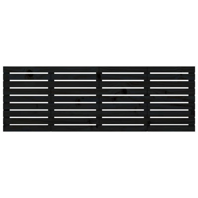 Musta sängynpääty seinälle Ghadir 166x3x63cm (mänty)