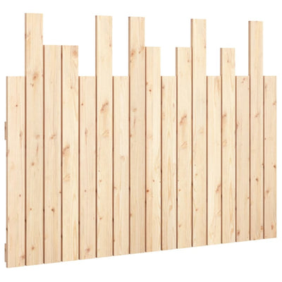 Sängynpääty seinälle 108x3x80 cm täysi mänty