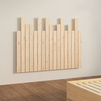 Sängynpääty seinälle 108x3x80 cm täysi mänty