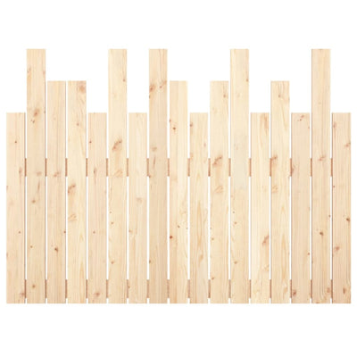 Sängynpääty seinälle 108x3x80 cm täysi mänty