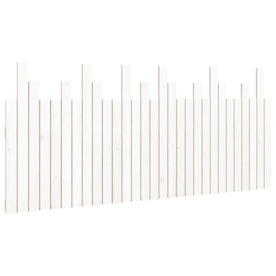 Valkoinen sängynpääty seinälle Caldari 185x3x80cm (mänty)