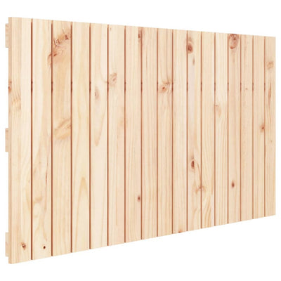 Sängynpääty seinälle 108x3x60 cm täysi mänty