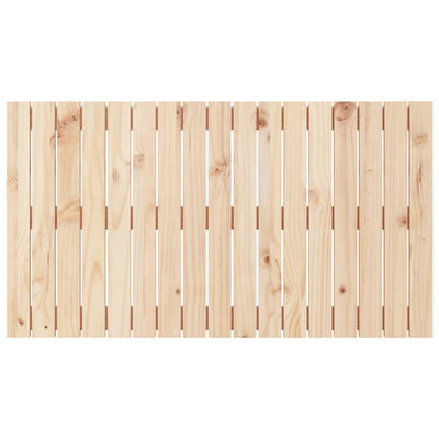 Sängynpääty seinälle 108x3x60 cm täysi mänty