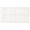 Sängynpääty seinälle valkoinen 108x3x60 cm täysi mänty