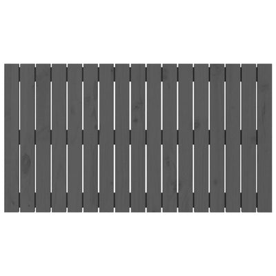 Harmaa sängynpääty seinälle Virvora 108x3x60cm (mänty)