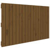 Sängynpääty seinälle hunajanruskea 108x3x60 cm täysi mänty