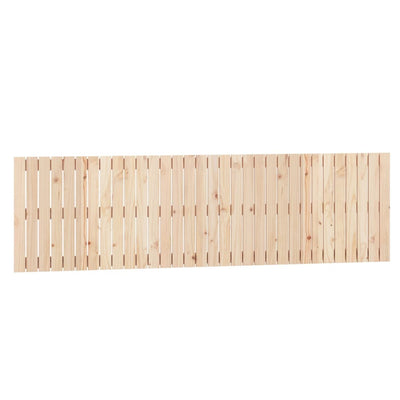 Sängynpääty seinälle 204x3x60 cm täysi mänty
