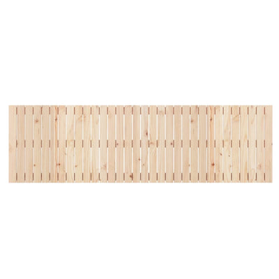Sängynpääty seinälle 204x3x60 cm täysi mänty