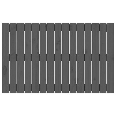 Harmaa sängynpääty seinälle Virvora 95,5x3x60cm (mänty)