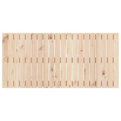Sängynpääty seinälle 127,5x3x60 cm täysi mänty