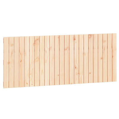 Sängynpääty seinälle 147x3x60 cm täysi mänty