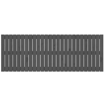 Harmaa sängynpääty seinälle Virvora 166x3x60cm (mänty)