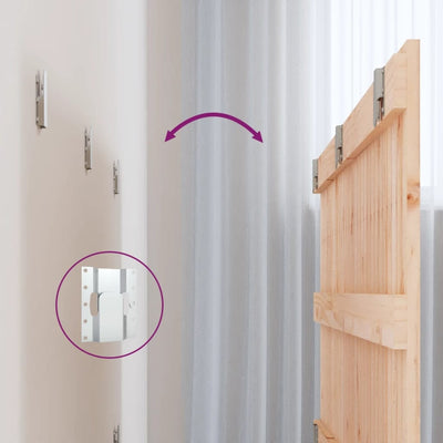 Sängynpääty seinälle Virvora 185x3x60cm (mänty)