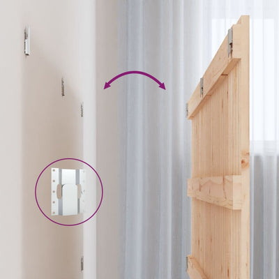 Sängynpääty seinälle Virvora 140x3x60cm (mänty)