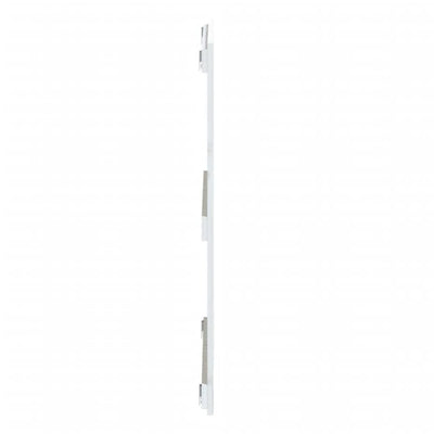 Valkoinen sängynpääty seinälle Virvora 108x3x90cm (mänty)