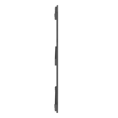 Sängynpääty seinälle harmaa 108x3x90 cm täysi mänty