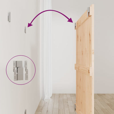 Sängynpääty seinälle Virvora 95,5x3x90cm (mänty)