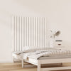 Valkoinen sängynpääty seinälle Virvora 95,5x3x90cm (mänty)