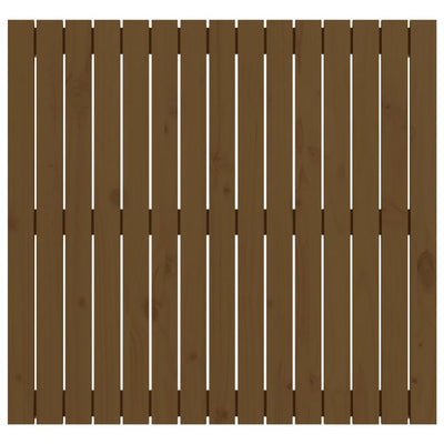 Hunajanruskea sängynpääty seinälle Virvora 95,5x3x90cm (mänty)