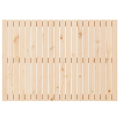 Sängynpääty seinälle 127,5x3x90 cm täysi mänty