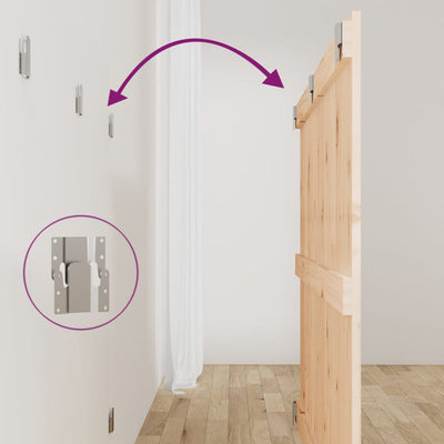 Sängynpääty seinälle Virvora 127,5x3x90cm (mänty)