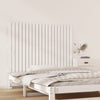 Valkoinen sängynpääty seinälle Virvora 127,5x3x90cm (mänty)