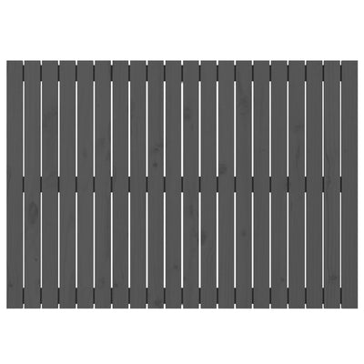 Harmaa sängynpääty seinälle Virvora 127,5x3x90cm (mänty)