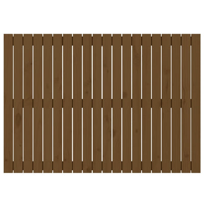 Hunajanruskea sängynpääty seinälle Virvora 127,5x3x90cm (mänty)