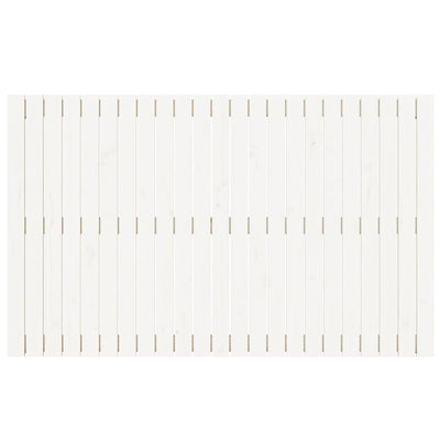 Valkoinen sängynpääty seinälle Virvora 147x3x90cm (mänty)