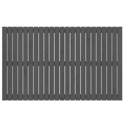 Harmaa sängynpääty seinälle Virvora 147x3x90cm (mänty)