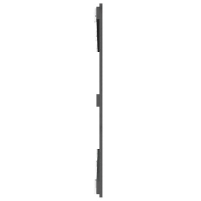 Sängynpääty seinälle harmaa 159,5x3x90 cm täysi mänty