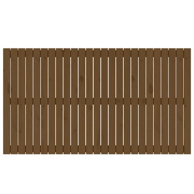 Hunajanruskea sängynpääty seinälle Virvora 159,5x3x90cm (mänty)