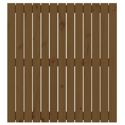 Hunajanruskea sängynpääty seinälle Virvora 82,5x3x90cm (mänty)