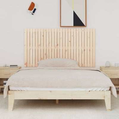 Sängynpääty seinälle 166x3x90 cm täysi mänty
