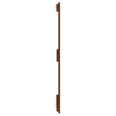 Sängynpääty seinälle hunajanruskea 140x3x90 cm täysi mänty