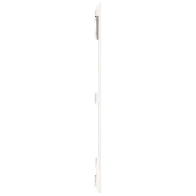 Sängynpääty seinälle valkoinen 108x3x110 cm täysi mänty