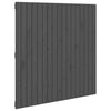 Sängynpääty seinälle harmaa 108x3x110 cm täysi mänty