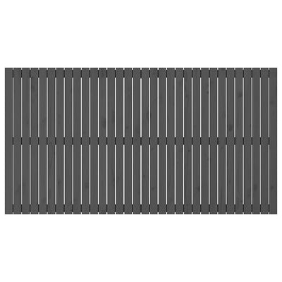 Harmaa sängynpääty seinälle Virvora 204x3x110cm (mänty)