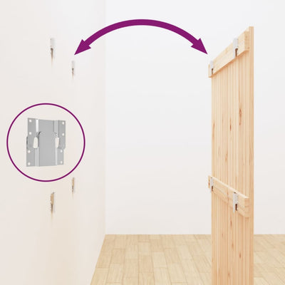 Sängynpääty seinälle Virvora 95,5x3x110cm (mänty)