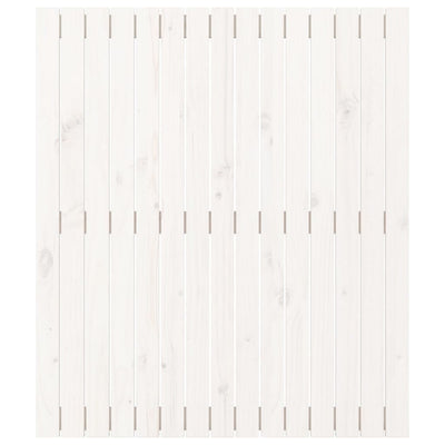 Valkoinen sängynpääty seinälle Virvora 95,5x3x110cm (mänty)