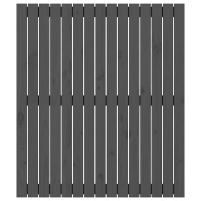 Harmaa sängynpääty seinälle Virvora 95,5x3x110cm (mänty)