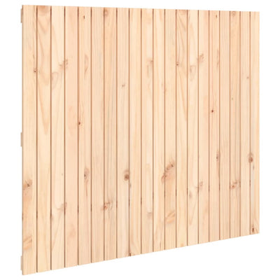 Sängynpääty seinälle 127,5x3x110 cm täysi mänty