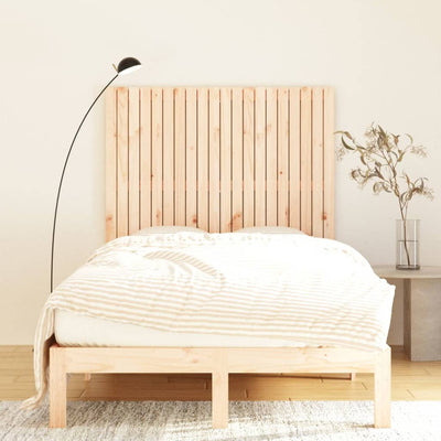 Sängynpääty seinälle 127,5x3x110 cm täysi mänty