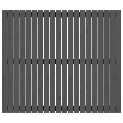 Harmaa sängynpääty seinälle Virvora 127,5x3x110cm (mänty)