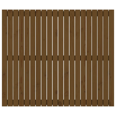 Hunajanruskea sängynpääty seinälle Virvora 127,5x3x110cm (mänty)