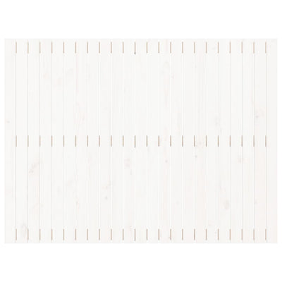 Sängynpääty seinälle valkoinen 146,5x3x110 cm täysi mänty