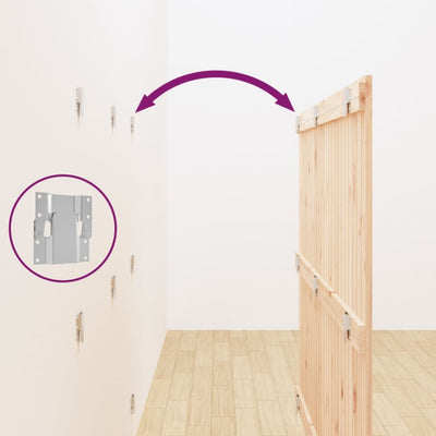 Sängynpääty seinälle Virvora 159,5x3x110cm (mänty)