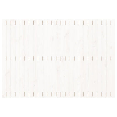 Sängynpääty seinälle valkoinen 159,5x3x110 cm täysi mänty