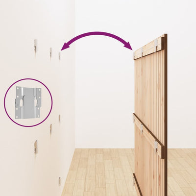 Hunajanruskea sängynpääty seinälle Virvora 159,5x3x110cm (mänty)